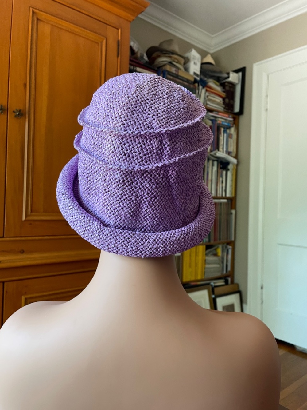 ✨ Lavender Bucket Hat / Cloche ✨Ultimate Cottagecore Aesthetic Accent! - Picture 4 of 7